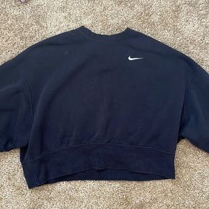 Nike Black Oversized Crewneck